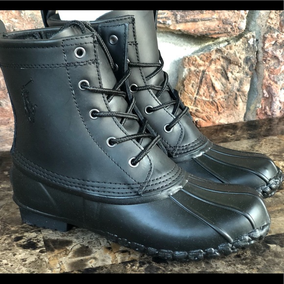 NEW Polo Ralph Lauren Little Boys Ewan Duck boots - Picture 3 of 7